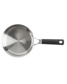 Casserole Classic acier inoxydable induction argentée - D.18 cm