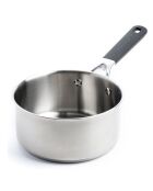 Casserole Classic acier inoxydable induction argentée - D.18 cm