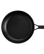 2 Poêles Classic revêtement céramique induction noires - D.20/D.28 cm