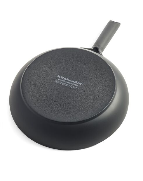 2 Poêles Classic revêtement céramique induction noires - D.20/D.28 cm