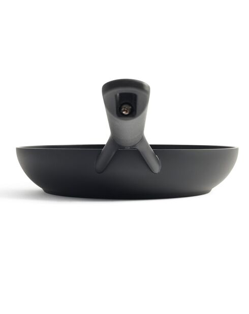 2 Poêles Classic revêtement céramique induction noires - D.20/D.28 cm