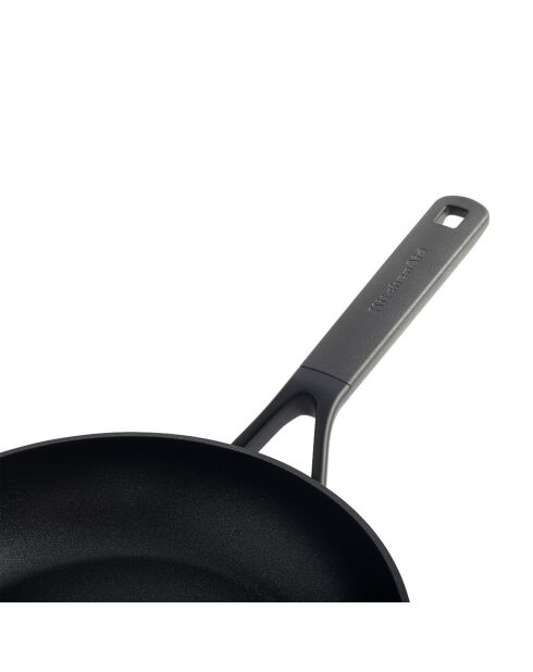 2 Poêles Classic revêtement céramique induction noires - D.20/D.28 cm