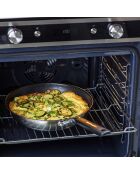 Sauteuse avec couvercle Classic induction argenté/noir - D.26 cm