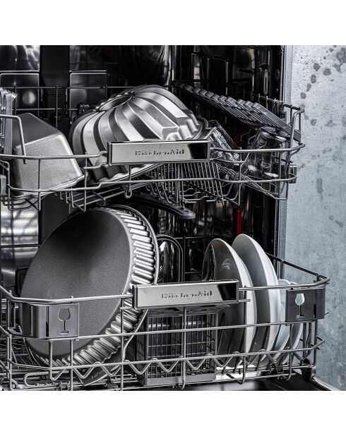 2 Moules à charnière gris anthracite - D.24/D.20 cm