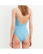 Maillot de bain 1 Pièce Bohemian bleu