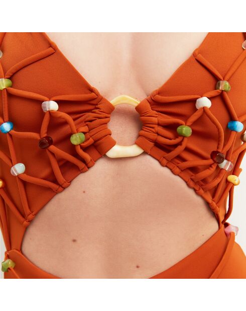 Maillot de bain 1 Pièce Bohemian camel