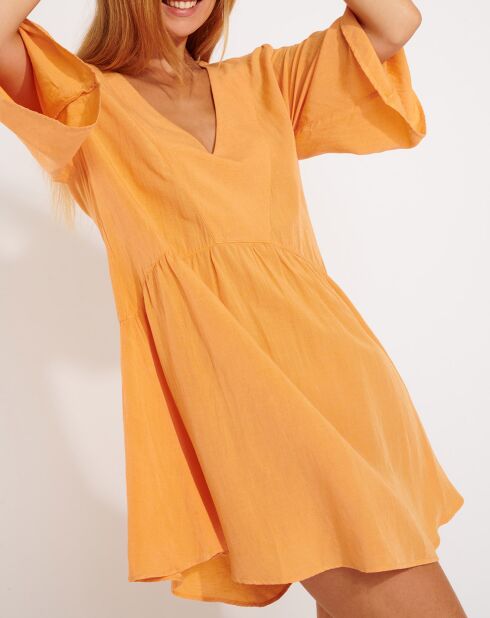 Vestido Agathe naranja
