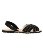 Sandales en Cuir Berlin noires