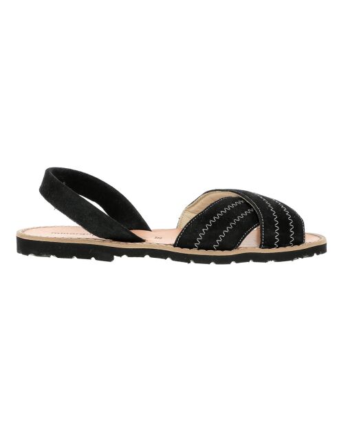Sandales en Cuir Berlin noires