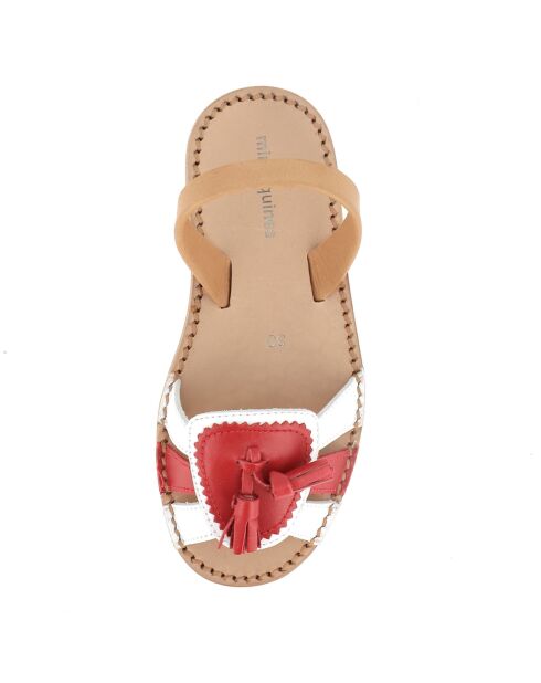 Sandalias Neo 2 de piel blanca