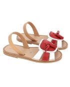 Neo 2 witte leren sandalen
