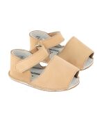 Zapatillas de piel de terciopelo