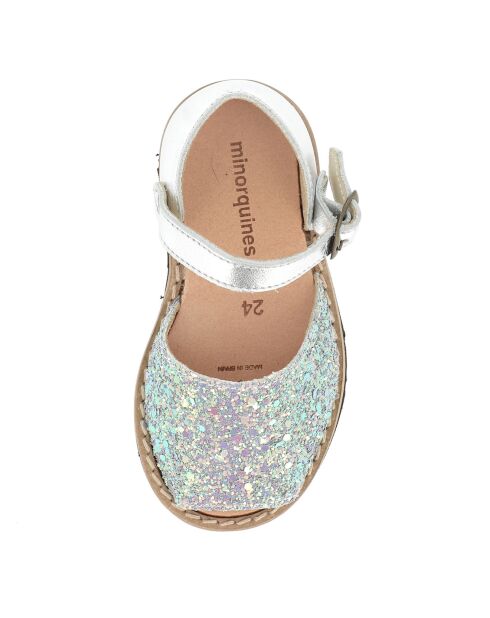 Sandalias de cuero Sunny Blue