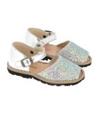Sandalias de cuero Sunny Blue