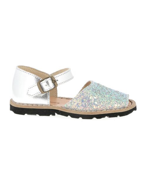 Sandalias de cuero Sunny Blue