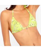 Rico Triangel-Bikinioberteil in Limettengrün