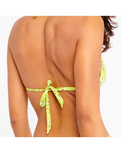 Rico Triangel-Bikinioberteil in Limettengrün