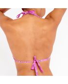 Haut de maillot triangle Rico fuchsia