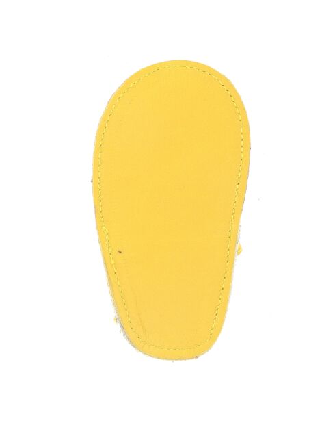 Pantofole marroni in pelle Moucharabieh