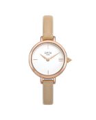 Montre Femme Mini Rotonde beige
