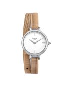 Montre Femme Mini Rotonde beige