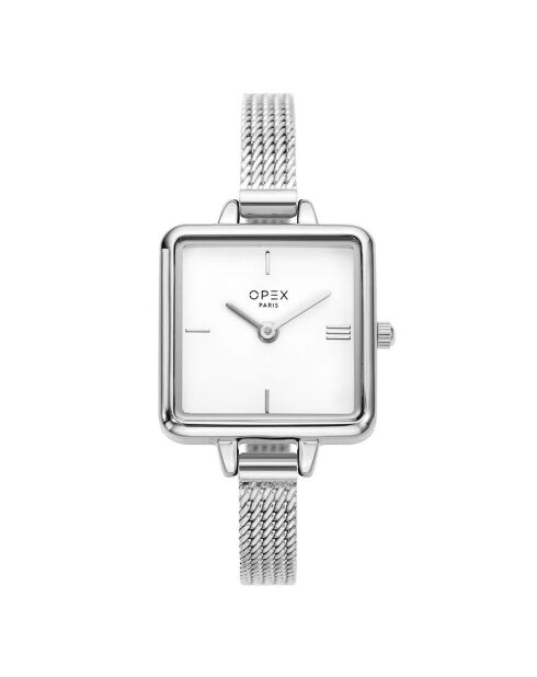 Montre Femme Mini Square argentée