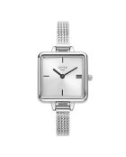 Montre Femme Mini Square argentée