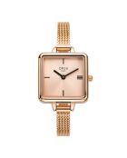 Montre Femme Mini Square rose doré