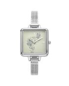 Montre Femme Mini Square argentée