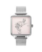 Montre Femme Square argentée
