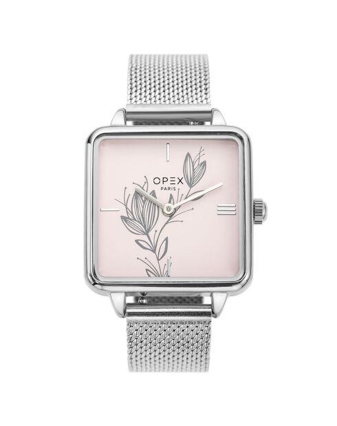 Montre Femme Square argentée