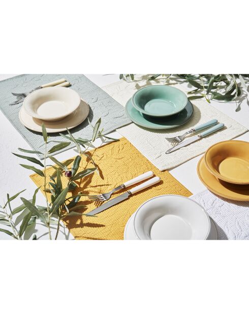 12 Couteaux Lucie blancs