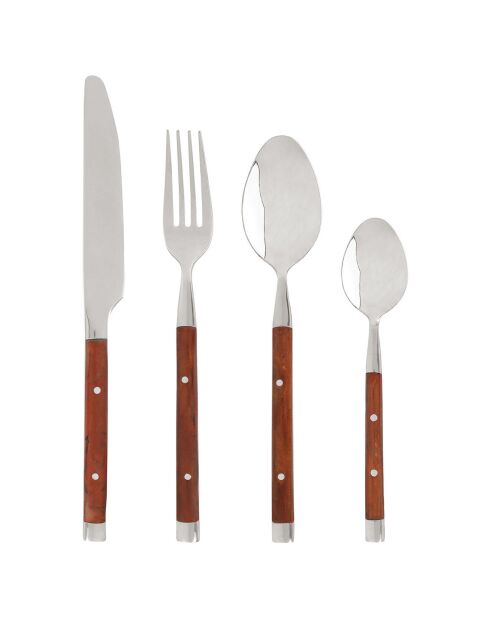 12 Couteaux Nobu marron