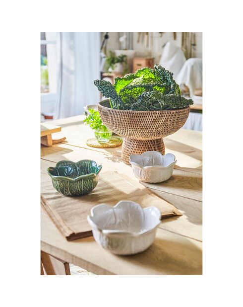 Coupelle Chou blanche - D.15x6.5 cm