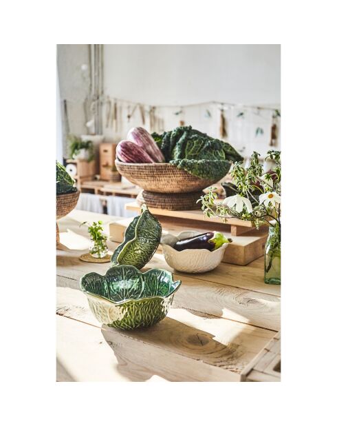 Saladier Chou vert  - D.22x9.5 cm