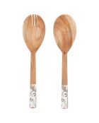 2 Couverts à salade Estran beiges