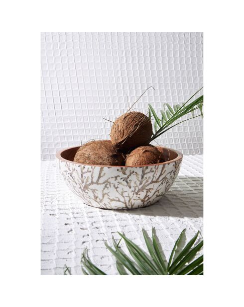 Saladier Estran beige  - D.30x10 cm