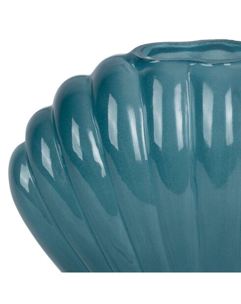 Vase Leucie bleu  - 18x8x14.5 cm