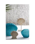 Vase Leucie bleu  - 18x8x14.5 cm