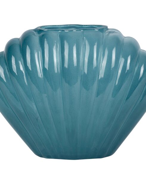 Vase Leucie bleu  - 18x8x14.5 cm