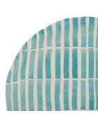 Plat Lisa turquoise  - D.33 cm