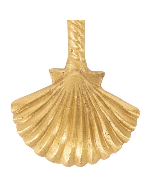 2 Couverts à salade Coquillage doré antique