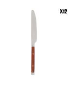 12 Couteaux Nobu marron