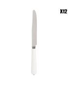 12 Couteaux Lucie blancs