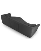 Canapé Angle Droit Modulaire Flora 5 Places graphite - 292x138x79 cm
