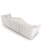 Canapé Angle Droit Modulaire Flora 5 Places ivoire - 292x138x79 cm
