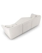 Canapé Angle Gauche Modulaire Flora 5 Places ivoire - 292x138x79 cm