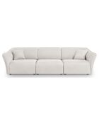 Canapé Modulaire Flora 5 Places ivoire - 292x102x79 cm