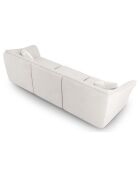 Canapé Modulaire Flora 5 Places ivoire - 292x102x79 cm