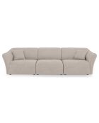 Canapé Modulaire Flora 5 Places beige foncé - 292x102x79 cm